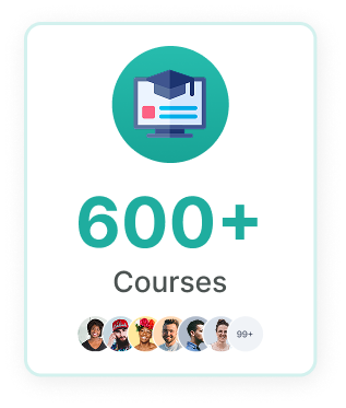 600+ Courses